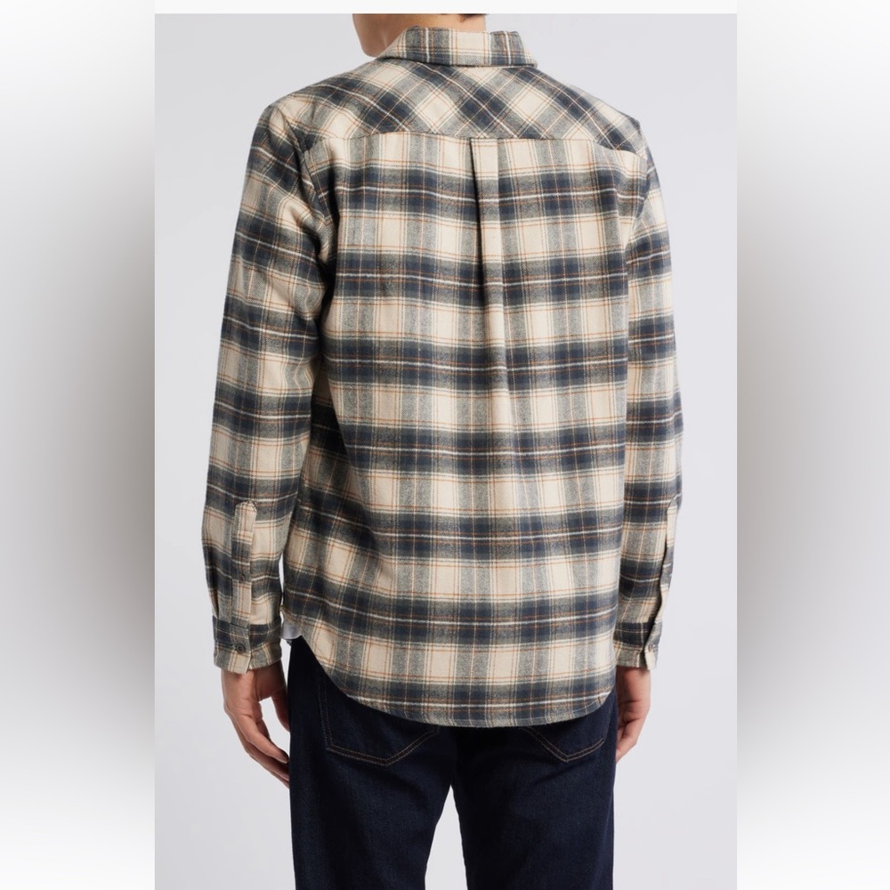 AG Aidan Plaid Flannel Button Down Shirt NWT - Picture 3 of 10